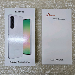 [단순개봉] 갤럭시 퀀텀6 128GB 라이트그레이 정상해지 공기계 A566S