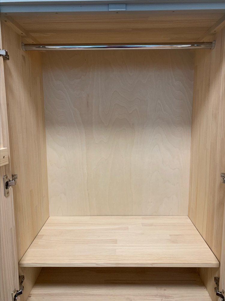 솜트리 원목베이비 옷장,서랍장 세트 (그레이/화이트)--1