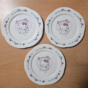 2005년 산리오 챠미키티 헬로키티 케이크 접시