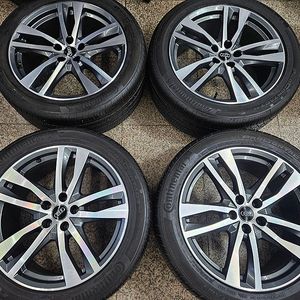 아우디 C8 신형 A6 45TDI 정품 19인치 휠 타이어셋트