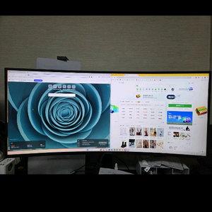 크로스 오버 38인치 wqhd 모니터 판매 합니다 이미지