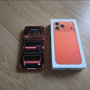 아이폰17프로맥스 1TB 자급제 풀박스 초S급 팝니다.