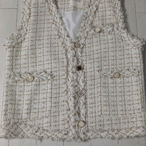 YOIYBABY 아이보리 트위드 조끼