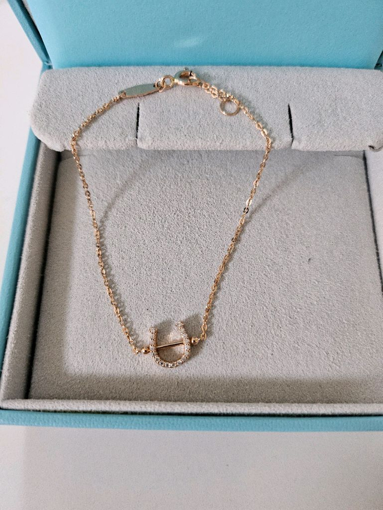 14k스톤헨지 럭키유 목걸이 팔찌셋트--1