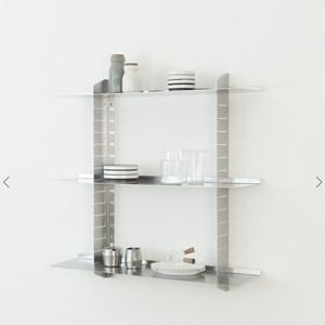 애즈펙트 슬라이드 벽 선반(스테인리스)