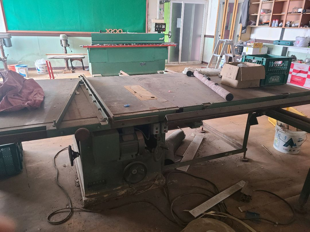 씽크대 제작용 목공기계 세트 이미지