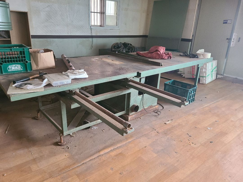 씽크대 제작용 목공기계 세트 이미지