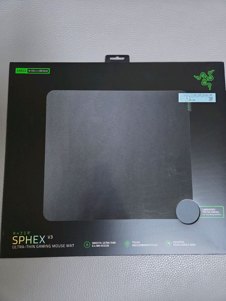 레이저 프로 클릭 V2 버티컬 무선 마우스 + 레이저 마우스 패드--2