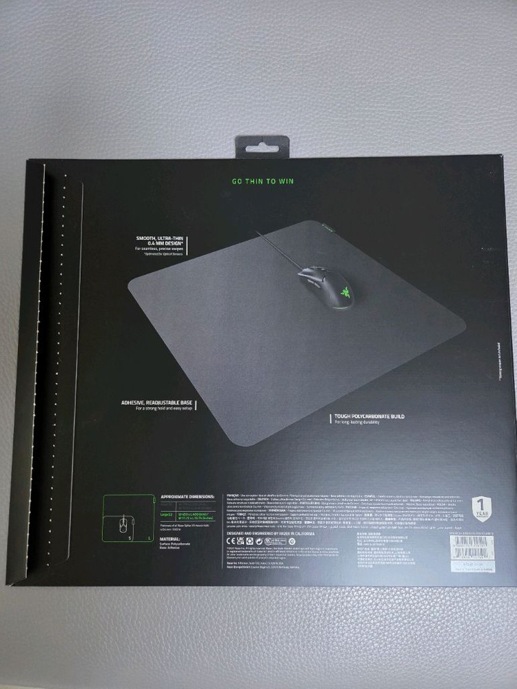 레이저 프로 클릭 V2 버티컬 무선 마우스 + 레이저 마우스 패드--3