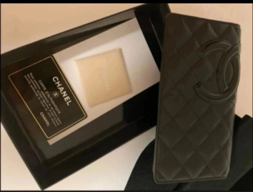 샤넬깜봉 장지갑 새상품--3