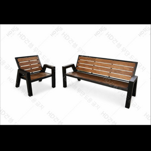 전원주택 정원,카페,야외용 수제 원목 벤치