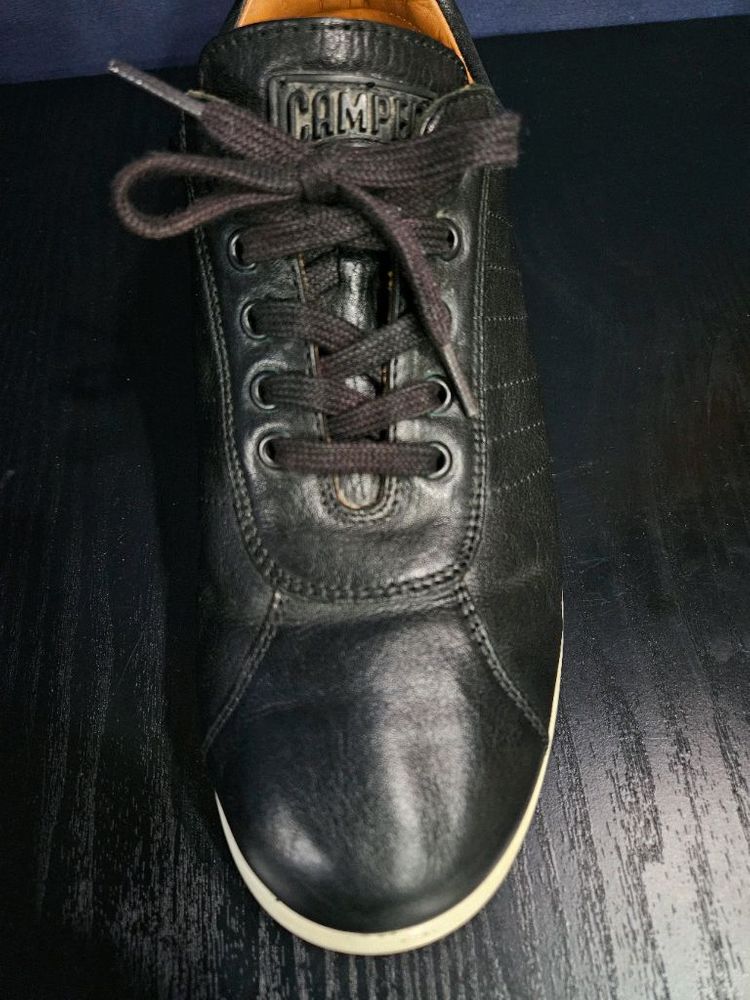 캠퍼 블랙 남성 42 가죽 스니커즈--4