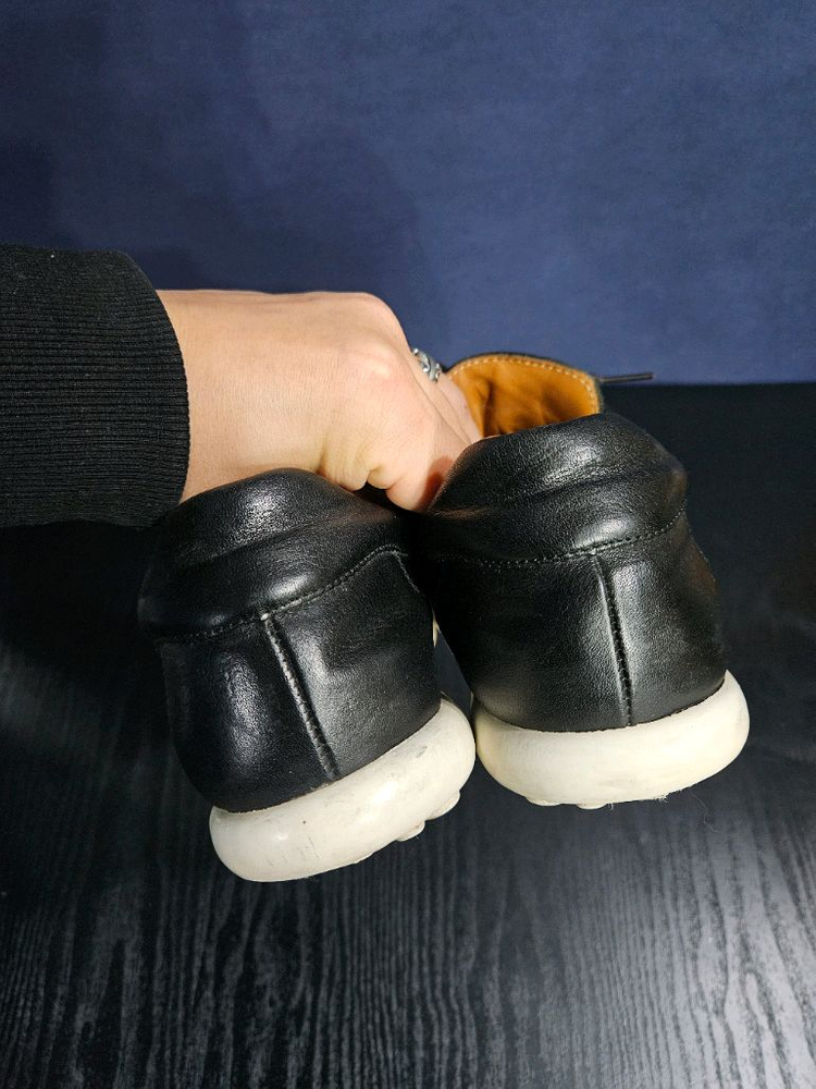 캠퍼 블랙 남성 42 가죽 스니커즈--7