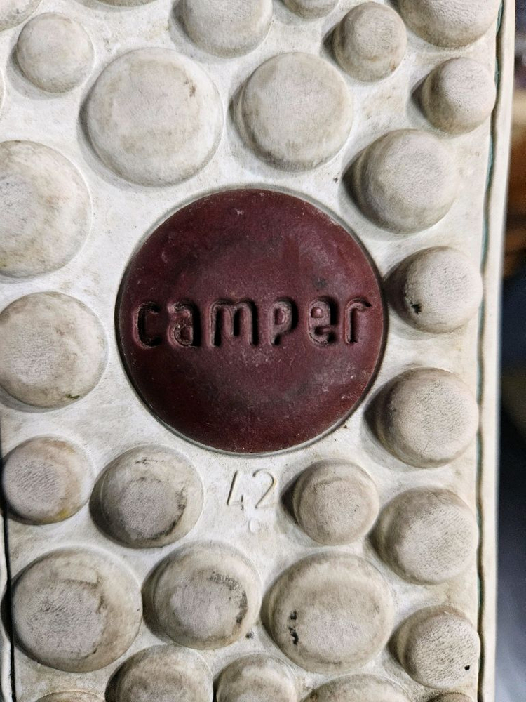 캠퍼 블랙 남성 42 가죽 스니커즈--9