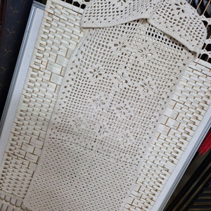 손뜨게 면소재자동차운전석커버프리 이미지