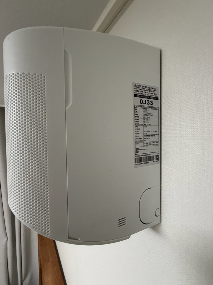 삼성 2 in 1 에어컨(벽걸이 + 스탠드 + 실외기)--2