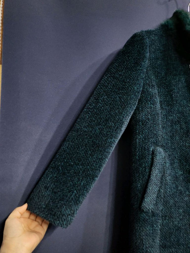 크로커다일 수리알파카 머스카렛 트리밍 자켓--3