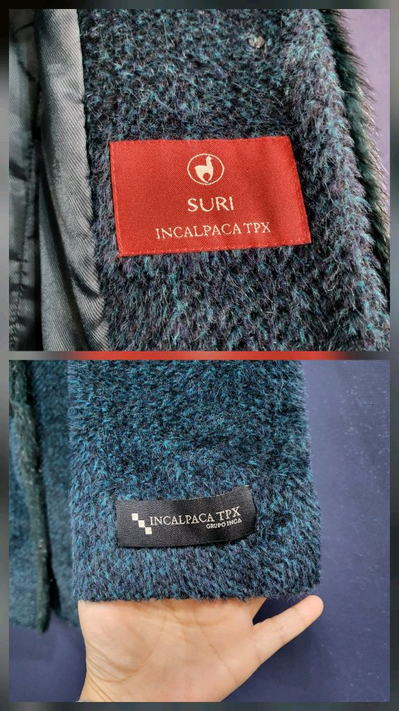 크로커다일 수리알파카 머스카렛 트리밍 자켓--7