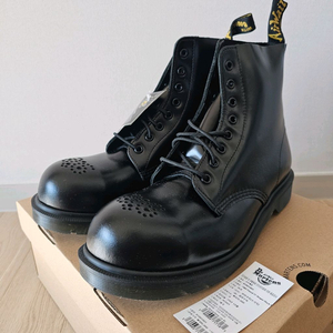 280 새제품) 닥터마틴 1460 파스칼 ST 브로그 스틸토 워커 부츠 이미지