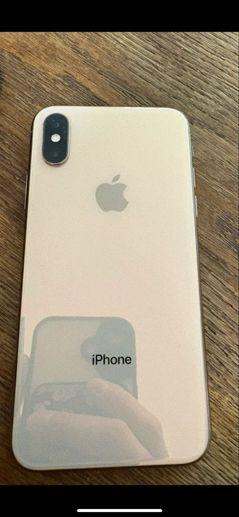 아이폰xs 골드 100프로--1