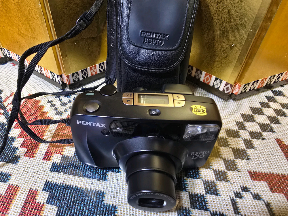펜탁스 에스피오 120 자동필름카메라--1