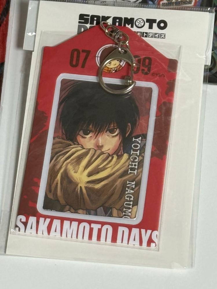 사카모토데이즈 나구모2025 버스데이 타올, 캔뱃지, 포카홀더 일괄 판매 이미지