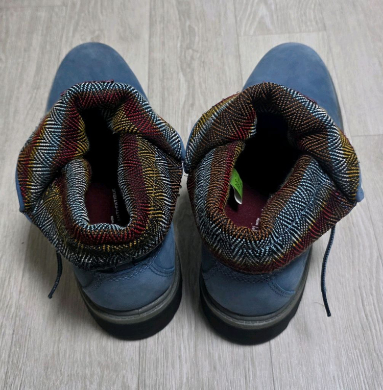 팀버랜드 롤탑 스웨이드 블루 앵클부츠 (255~260)--2