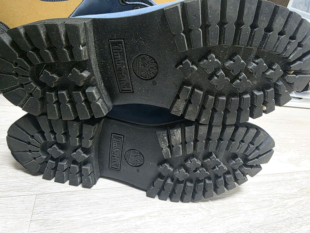 팀버랜드 롤탑 스웨이드 블루 앵클부츠 (255~260)--6