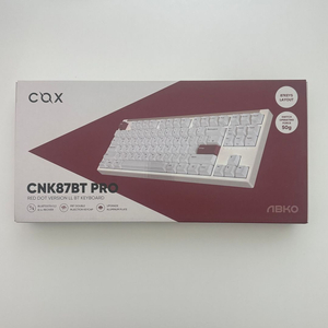 COX CNK87BT PRO LL 화이트 정전용량 무접점 키보드