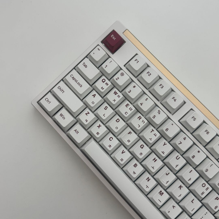 COX CNK87BT PRO LL 화이트 정전용량 무접점 키보드--5