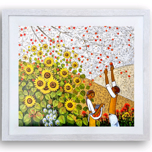 해바라기&감나무