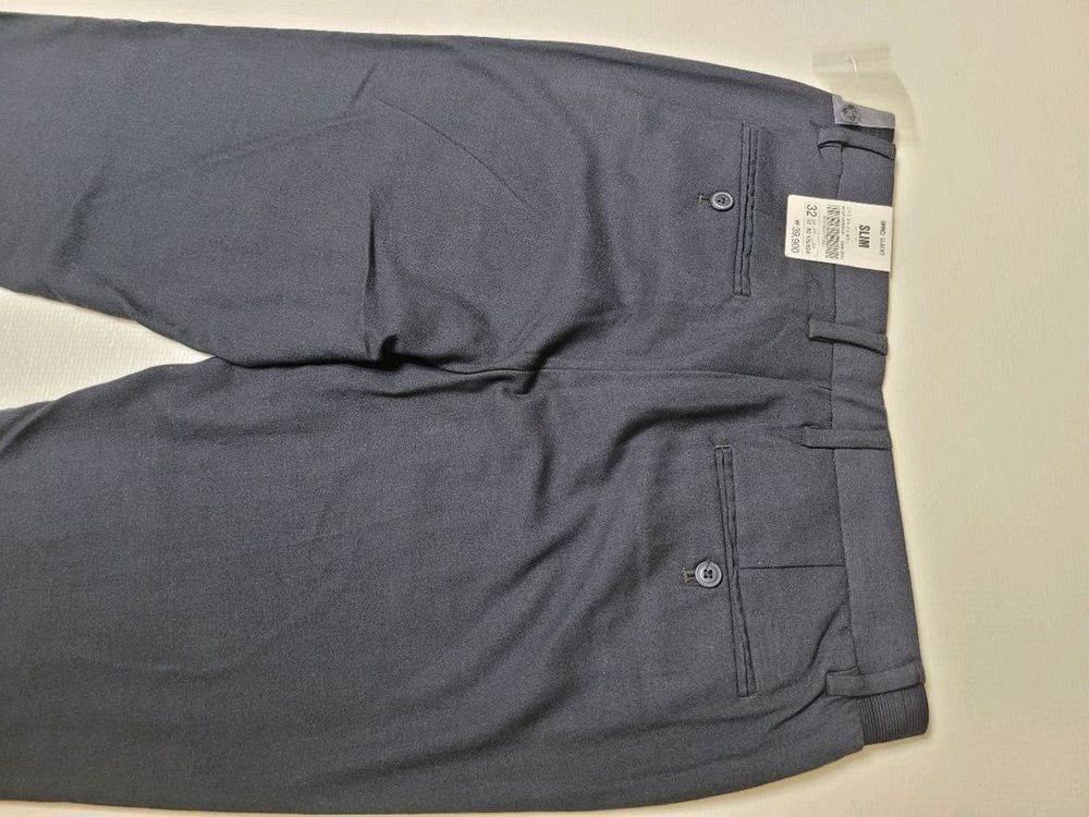 스파오 SPAO 남자 사이드밴딩 슬랙스 32 다크그레이--15