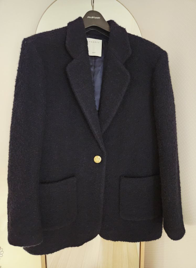 산드로 울 알파카 혼방 자켓 /상태 양호 36사이즈--0