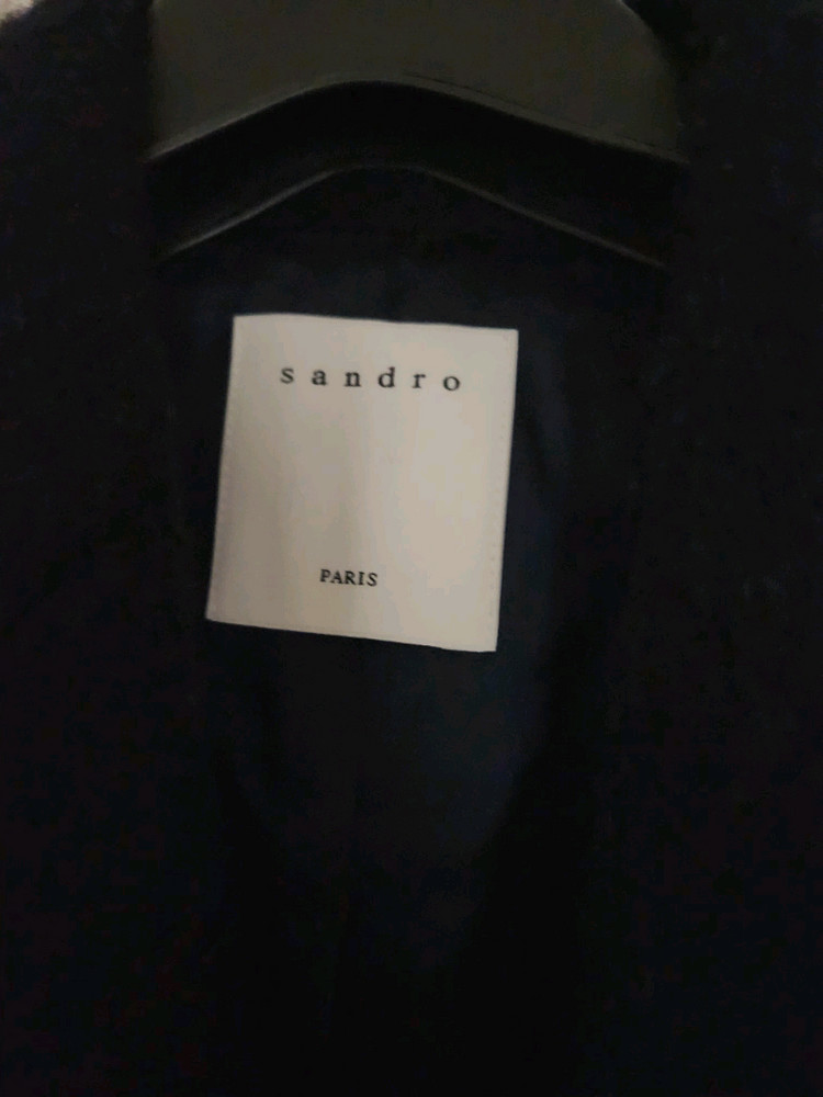 산드로 울 알파카 혼방 자켓 /상태 양호 36사이즈--3