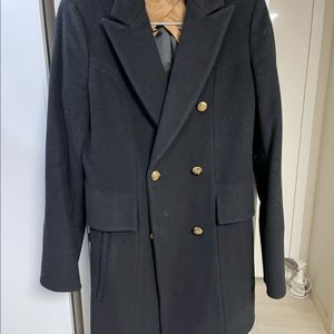 커밍스텝 블랙 더블코트 55