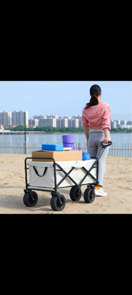 [특배새제품]대형 캠핑케리어 캠핑웨건 이미지