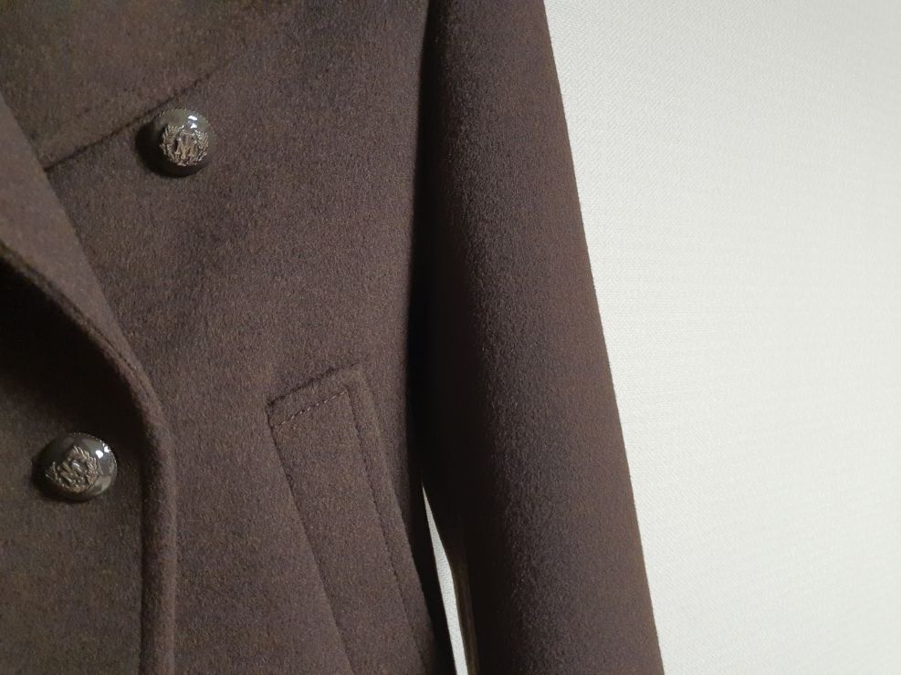 타임 time 더블 브레스트 핸드메이드 피코트 프리사이즈 정품 이미지