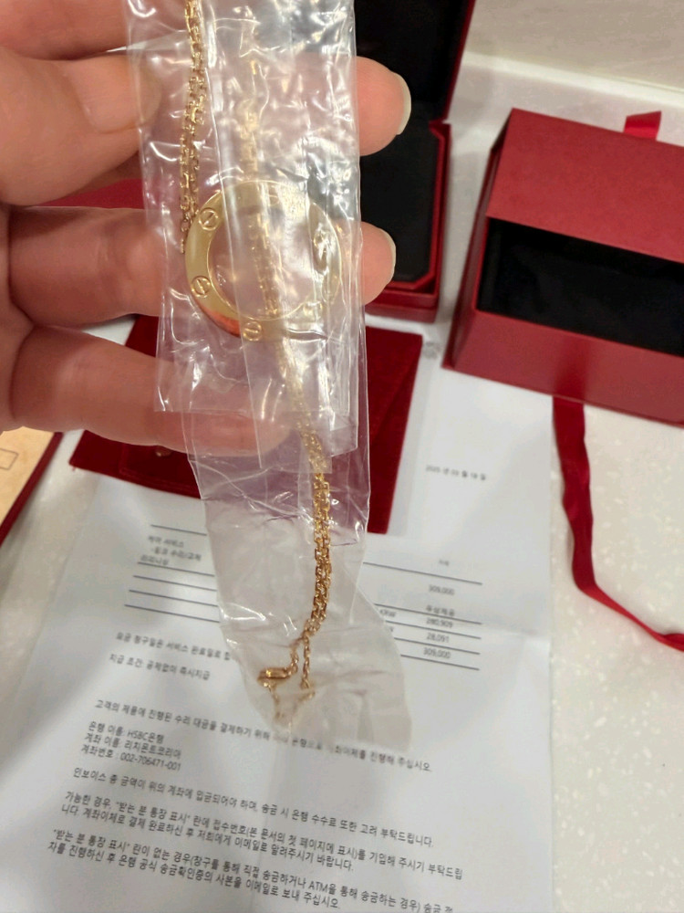 까르띠에 러브목걸이--1