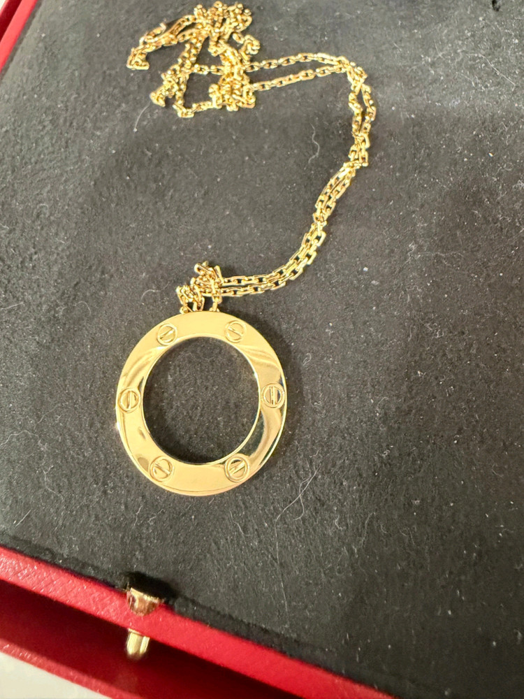 까르띠에 러브목걸이--5