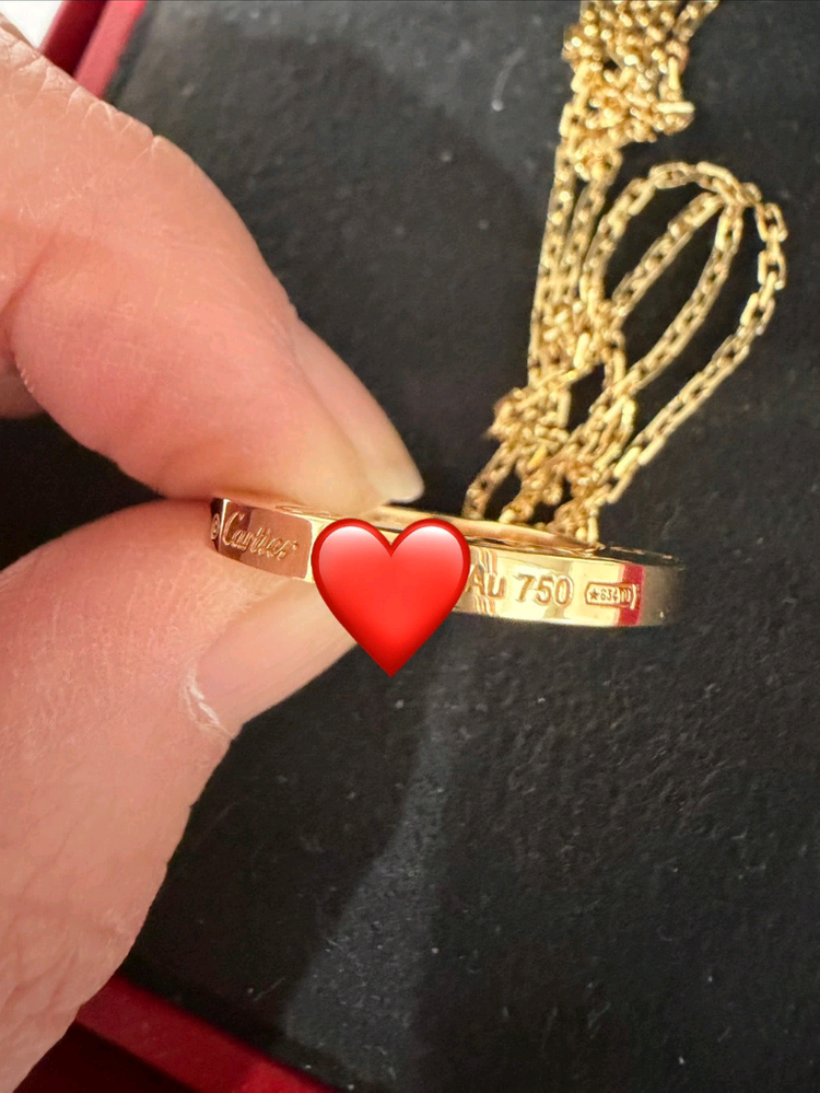 까르띠에 러브목걸이--7