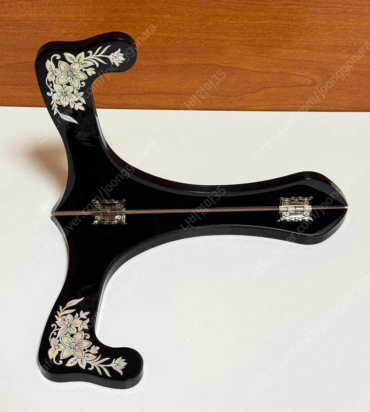 나전칠기 십장생 타원쟁반 김영만작품 (새상품)--9