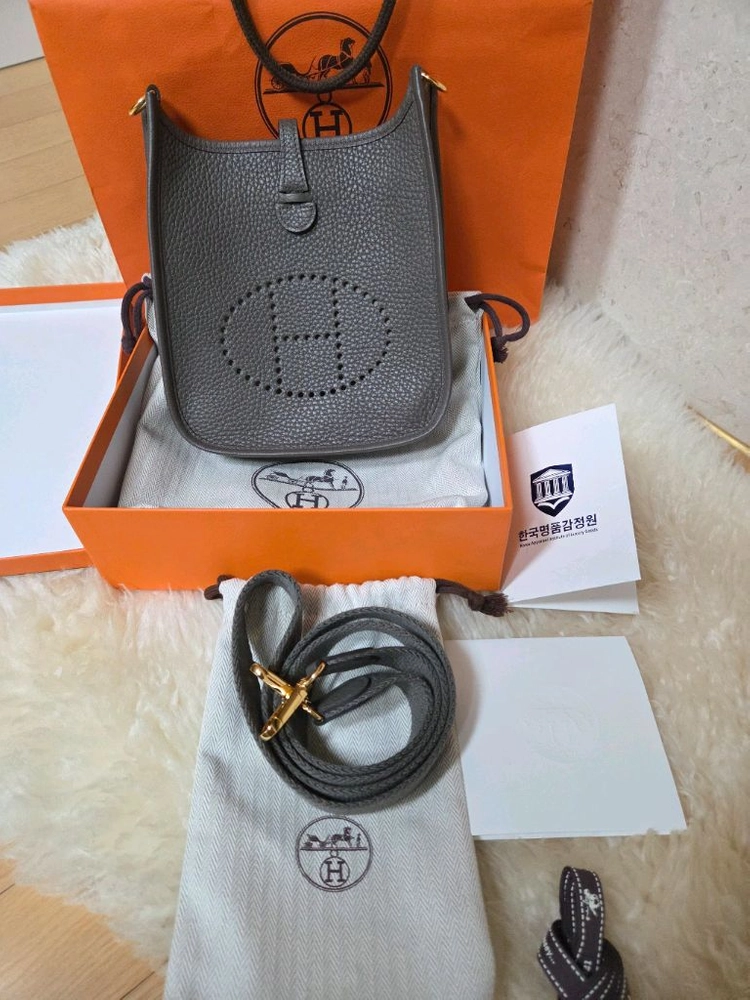 에르메스 미니 에블린 에땅 골드 Z각인, hermes, 감정소견서 포함, 에르메스 에블린 미니 이미지