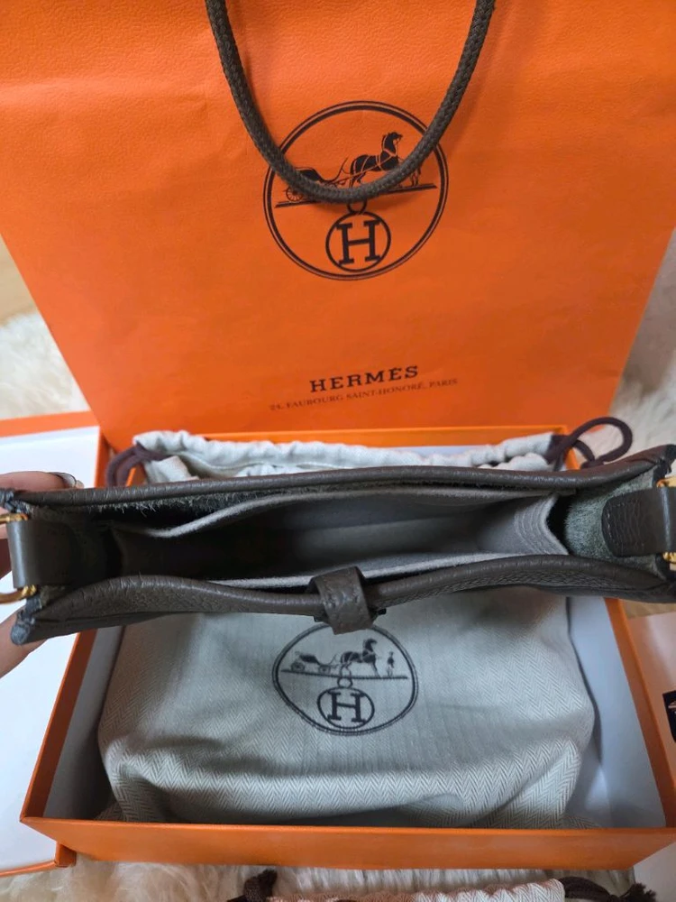 에르메스 미니 에블린 에땅 골드 Z각인, hermes, 감정소견서 포함, 에르메스 에블린 미니 이미지