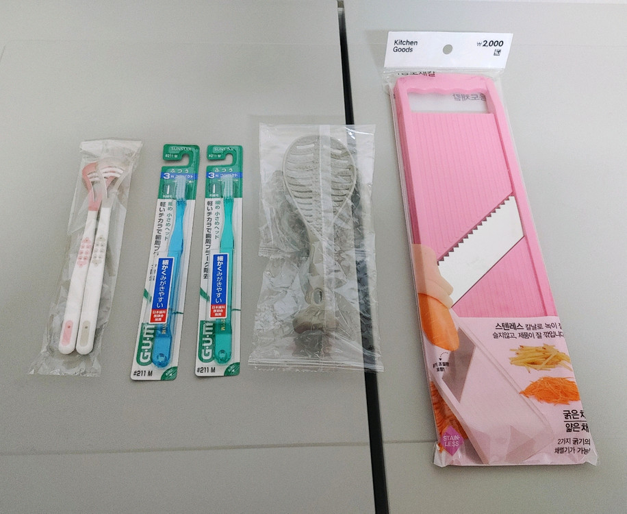 실리콘 오븐용기+채칼 등 잡화 (새상품)--5