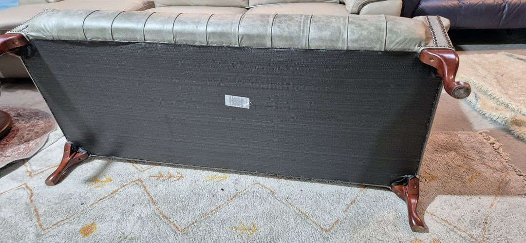 영국 체스터필드 최고급 전체 애닐린 천연가죽 3인소파--9