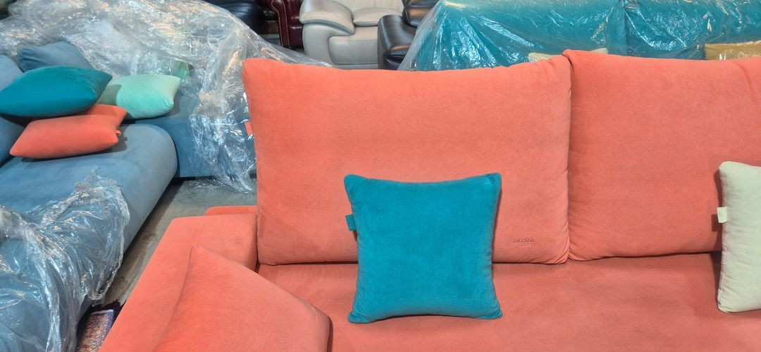 헷세드(HASSED) 베쏘 4인 일자형 소파+오토만(드라이세탁완료)--9