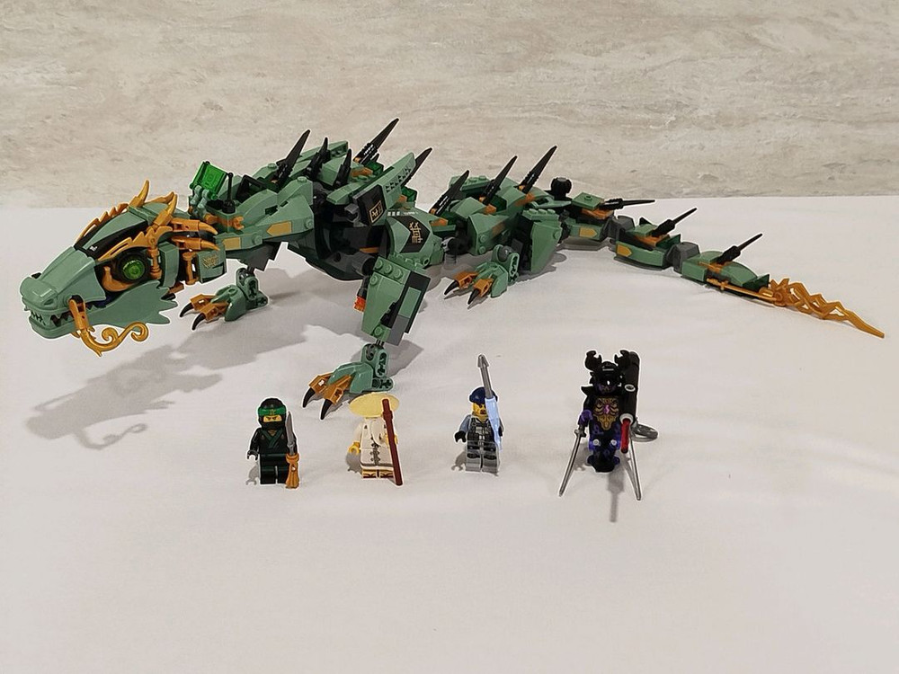 레고 닌자고 그린 닌자 로봇 드래곤 이미지