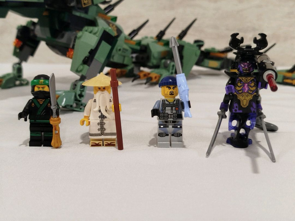 레고 닌자고 그린 닌자 로봇 드래곤 이미지