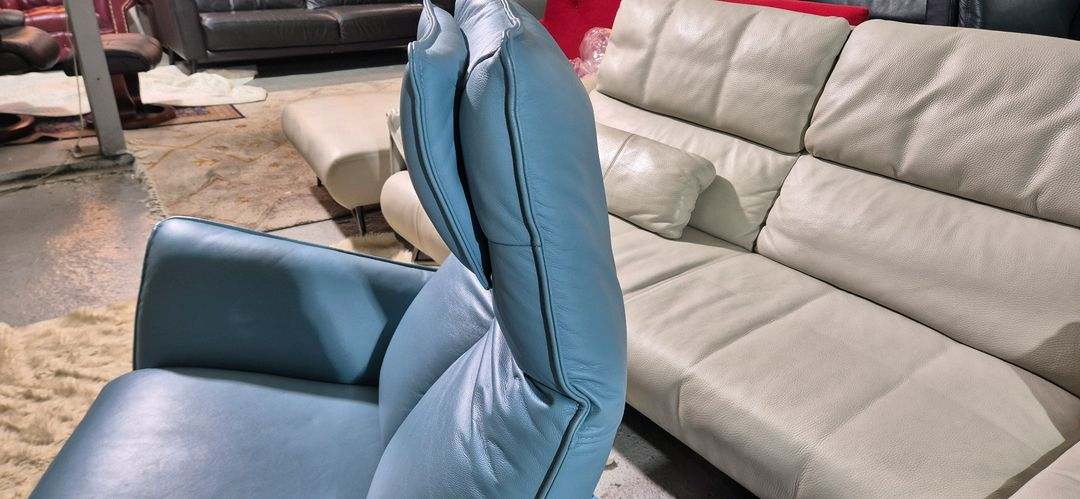 UND 천연가죽 1인 전동 리클라이너 소파쇼파 서울경기근거리 무료배송--8