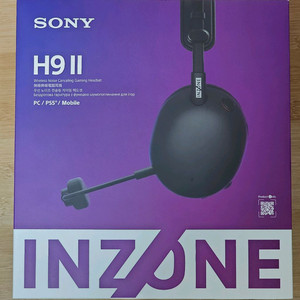 소니 인존 h9 2 II 헤드폰 블랙 새제품
